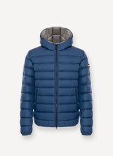 Carica l'immagine nel visualizzatore di Gallery, Piumino con cappuccio fisso