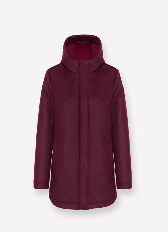 Cappotto con cappuccio