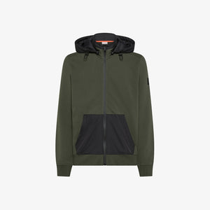 Giacca in felpa di cotone e nylon