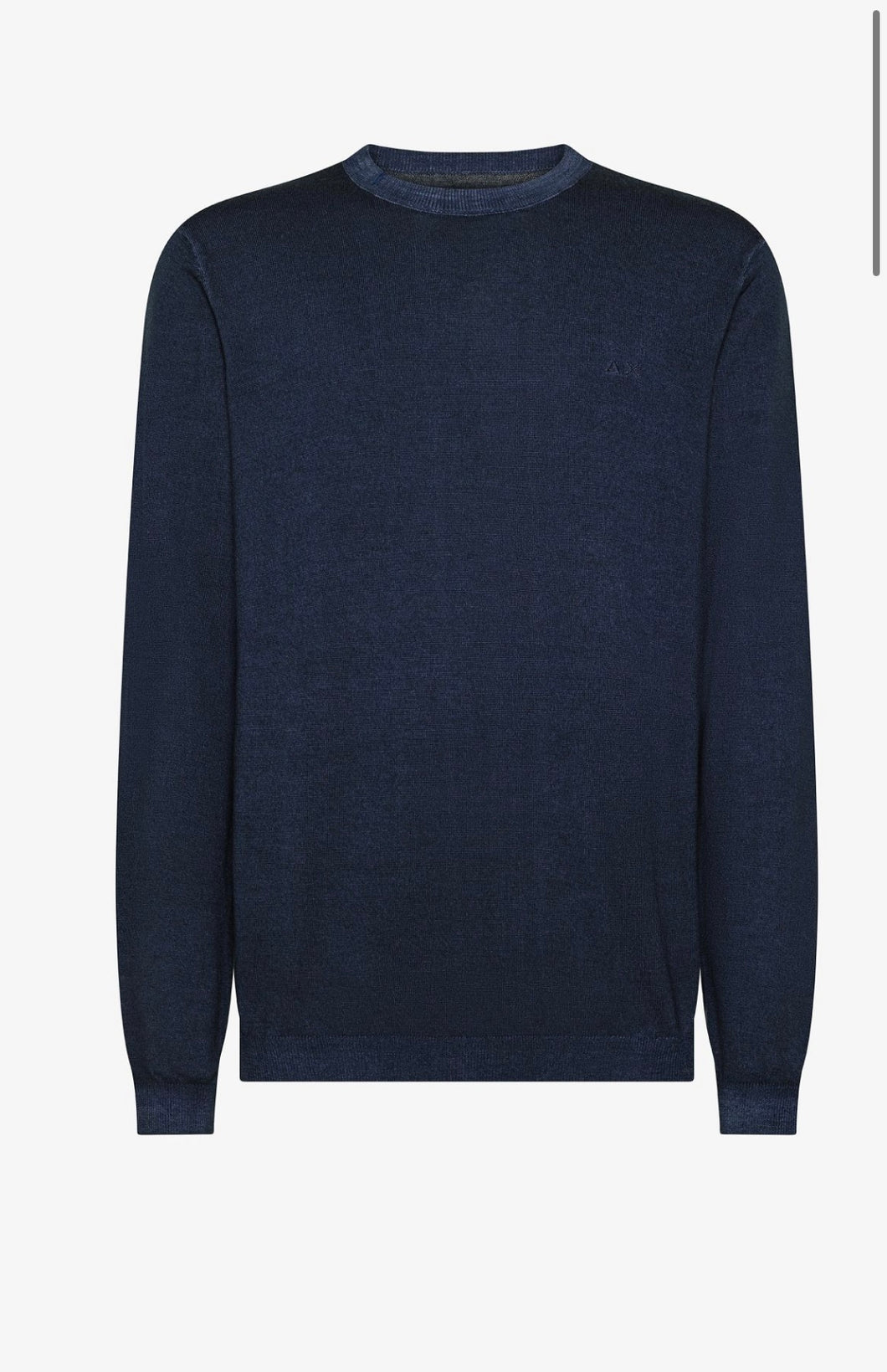 Maglia girocollo con effetto vintage