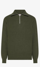 Carica l'immagine nel visualizzatore di Gallery, Maglia mezza zip in lana e cashmere
