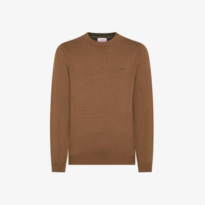Maglia girocollo in lana e cashmere