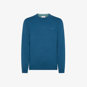Maglia girocollo in lana e cashmere