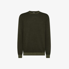 Carica l&#39;immagine nel visualizzatore di Gallery, Maglia girocollo in lana effetto vintage punto riso
