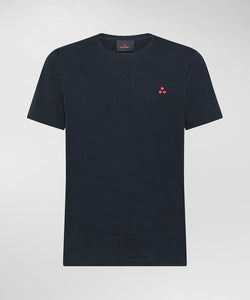 T-shirt con logo piccolo ricamato