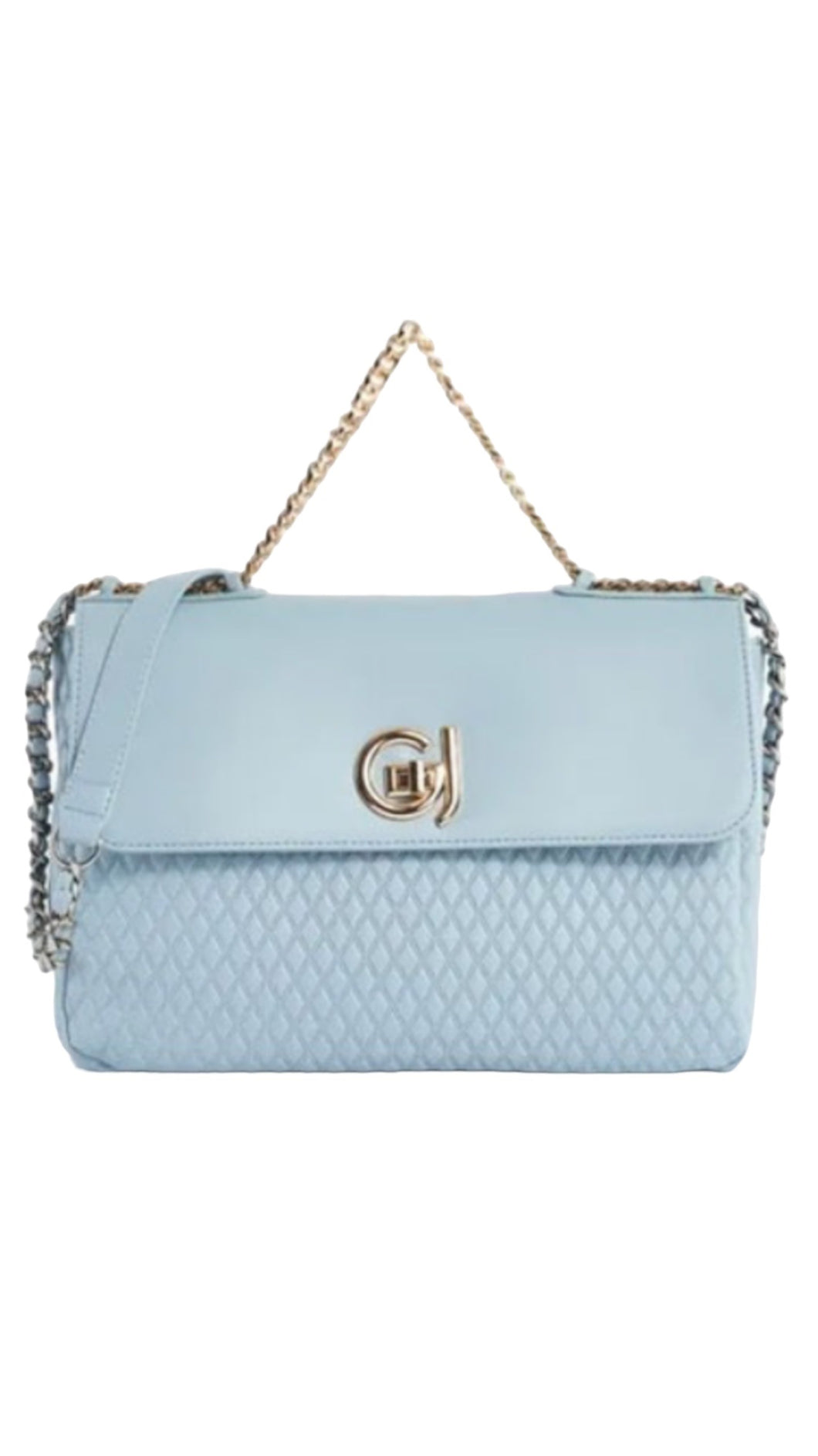 Crossbody in similpelle a rombi