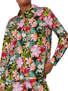 Camicia con stampa floreale