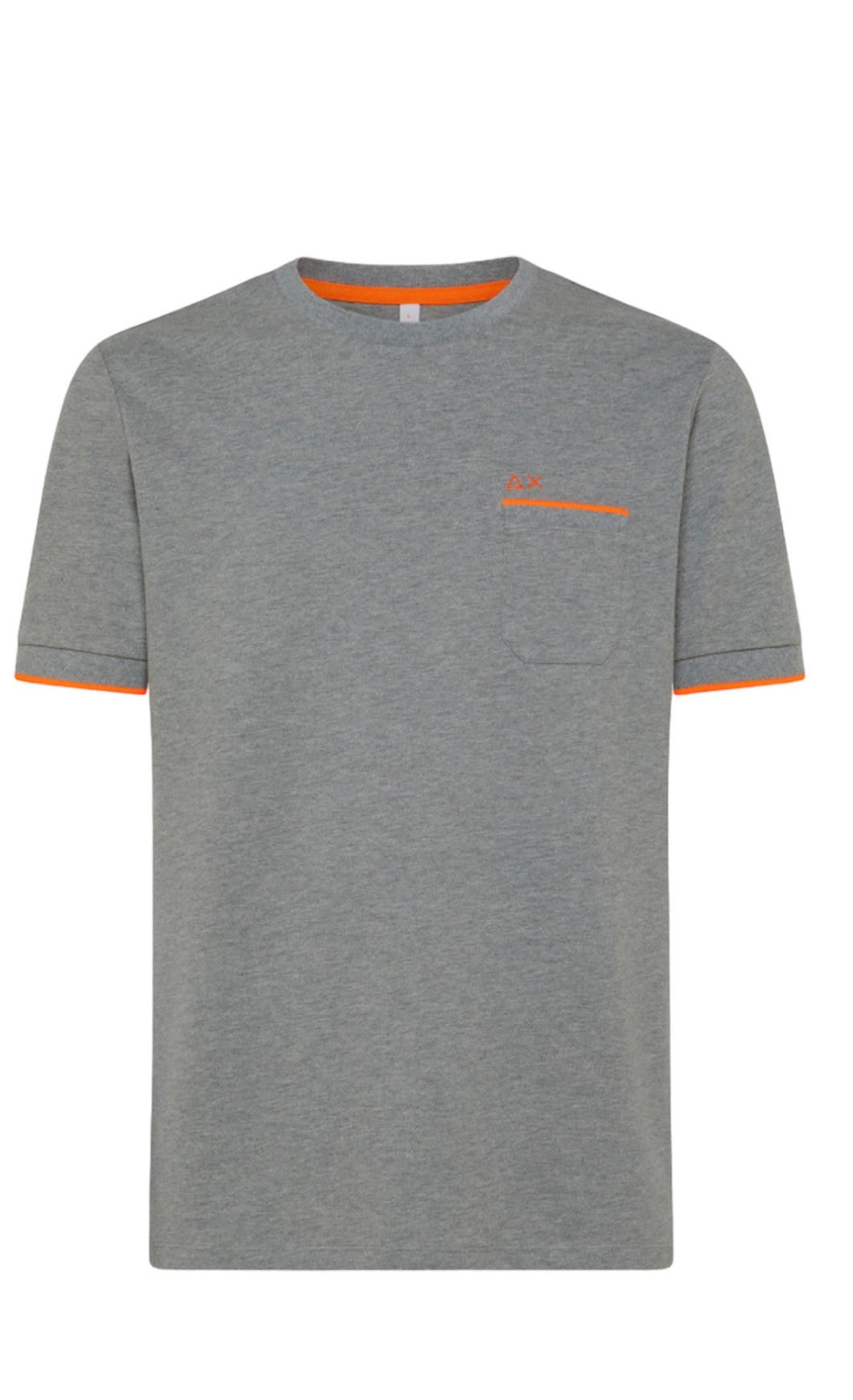 T-shirt mezza manica girocollo con taschino